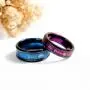 2pcs Matching Set Couple Rings Stainless Steel Promise Rings with His Queen and Her King Wedding Engagement Band 2pcs Matching Set Couple Rings Stainless Steel Promise Rings with His Queen and Her King Wedding Engagement Band