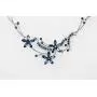 Faship Gorgeous Rhinestone Crystal Floral Necklace Earrings Set Faship Gorgeous Rhinestone Crystal Floral Necklace Earrings Set