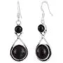 Natural Black Onyx Earrings for Women Mom Wife 925 Silver Overlay handmade Dangle Earrings Natural Black Onyx Earrings for Women Mom Wife 925 Silver Overlay handmade Dangle Earrings