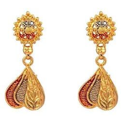 Efulgenz Indian Bollywood Antique Gold Plated Wedding Bridal Pendant Locket Necklace Earrings Jewelry Set