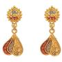 Efulgenz Indian Bollywood Antique Gold Plated Wedding Bridal Pendant Locket Necklace Earrings Jewelry Set