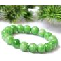 HSUMING Natural Stone Jade Bead Stretch Bracelet for Women Girls Men - Unisex Good Luck Gemstone Jewelry Chakra Bracelet