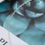 Jovono Fashion Triangle Pendant Necklaces Dainty Necklace Chain Jewelry for Women and Girls (Silver)