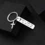 Zuo Bao Christian Necklace Psalm 46:5 God is Within Her She Will Not Fall Necklace Bible Verse Necklace for Strong Woman