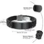 MeMeDIY to My Husband Love from Wife Black Silicone Bracelets Personalized Gifts for Men Birthday Stainless Steel Rubber Adjustable Wristband Mens Valentines Day Gifts MeMeDIY to My Husband Love from Wife Black Silicone Bracelets Personalized Gifts for Men Birthday Stainless Steel Rubber Adjustable Wristband Mens Valentines Day Gifts