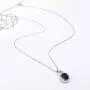 Bridal Jewelry Set for Women - Silver Plated Cubic Zirconia Crystal Oval Halo Necklace and Dangle Earrings Set Fashion Jewelry Set by AMYJANE Bridal Jewelry Set for Women - Silver Plated Cubic Zirconia Crystal Oval Halo Necklace and Dangle Earrings Set Fashion Jewelry Set by AMYJANE