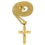 Hollywood Jewelry Cross Faith Pendant Chain Necklace 18k Real Gold Plated Religious Crucifix Cuban Link for Women and Men Thin for Charms Love Diamonds Cut Hollywood Jewelry Cross Faith Pendant Chain Necklace 18k Real Gold Plated Religious Crucifix Cuban Link for Women and Men Thin for Charms Love Diamonds Cut