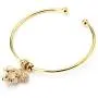 RIMAYZI 14K Gold Plated Charm Bracelets for Women Jewelry Gifts for Women Mom Wife Girls Her, Fit Wrist from 5.4-7.5 in Circumference