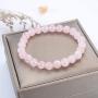 Cherry Tree Collection | Small, Medium, Large Sizes | Gemstone Beaded Stretch Bracelet | 8mm Round Beads