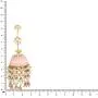 Aheli Elegant Wedding Party Designer Floral Enamel Jhumka Jhumki Earrings with Beaded Tassel Ethnic Fashion Jewelry for Indian Women Aheli Elegant Wedding Party Designer Floral Enamel Jhumka Jhumki Earrings with Beaded Tassel Ethnic Fashion Jewelry for Indian Women