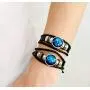 Ding Li Bracelet for Women, Punk Black Woven Leather Rope Bracelet, 12 Constellation Retro Adjustable Bracelets Men and Women Ding Li Bracelet for Women, Punk Black Woven Leather Rope Bracelet, 12 Constellation Retro Adjustable Bracelets Men and Women