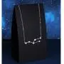 925 Sterling Silver CZ Astrology 12 Constellation Horoscope Sign Astrology Zodiac Star Necklace Birthday Gifts for Women Girls,18-20 inch