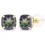 Solid 14K Gold or 14K Gold Plated Sterling Silver 6mm Cushion Cut Genuine Birthstone Stud Earrings For Women | Hypoallergenic Studs | Natural or Created Gemstone Stud Earrings For Women and Girls Solid 14K Gold or 14K Gold Plated Sterling Silver 6mm Cushion Cut Genuine Birthstone Stud Earrings For Women | Hypoallergenic Studs | Natural or Created Gemstone Stud Earrings For Women and Girls