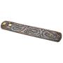 Fusamk Punk Rock Print Pattern Wristband Wide Leather Cuff Bracelet,7.5inches