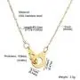 RZCXBS Handcuffs Pendant Necklace Surgical Stainless Steel Best Partners Handcuff Necklace RZCXBS Handcuffs Pendant Necklace Surgical Stainless Steel Best Partners Handcuff Necklace