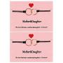 Your Always Charm Mothers Day Gifts , Mother Daughter Bracelet Set for 2,Interlocking Heart Mothers Day Jewelry Gifts from Daughter