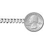 Savlano 925 Sterling Silver 7.5mm Italian Solid Curb Cuban Link Chain Necklace for Men & Women - Made in Italy Comes Gift Box (7.5mm)