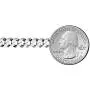 Savlano 925 Sterling Silver 7.5mm Italian Solid Curb Cuban Link Chain Necklace for Men & Women - Made in Italy Comes Gift Box (7.5mm)