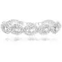 Yumei Jewelry Clear Rhinestone Bracelet Silver-Tone Wedding Bridal Bracelet Crystal Bracelet Yumei Jewelry Clear Rhinestone Bracelet Silver-Tone Wedding Bridal Bracelet Crystal Bracelet