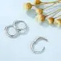 925 Sterling Silver Small Huggie Hoop Earrings for Women Men Hypoallergenic Cartilage Earrings for Girls Silver/Gold/Black 12mm 925 Sterling Silver Small Huggie Hoop Earrings for Women Men Hypoallergenic Cartilage Earrings for Girls Silver/Gold/Black 12mm