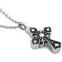 ReisJewelry Religion Cross Jesus Urn Keepsake Necklace for Ashes Memorial Cremation Jewelry