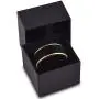 Tungsten Wedding Band Ring 10mm for Men Women Black Rose Yellow Gold Plated Step Edge Brushed Polished Tungsten Wedding Band Ring 10mm for Men Women Black Rose Yellow Gold Plated Step Edge Brushed Polished