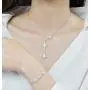 ALAIX Womens Necklace Sets Silver Gold Chain Necklaces with Long Shiny Bling Sparkle Pendant Adjuatable Sweater Necklace for Women and Girls ALAIX Womens Necklace Sets Silver Gold Chain Necklaces with Long Shiny Bling Sparkle Pendant Adjuatable Sweater Necklace for Women and Girls