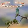FOTAP Hummingbirds Jewelry Now She Flies with Hummingbirds Bangle Hummingbird Memorial Gift Free Bird Bangle Remembrance Jewelry FOTAP Hummingbirds Jewelry Now She Flies with Hummingbirds Bangle Hummingbird Memorial Gift Free Bird Bangle Remembrance Jewelry