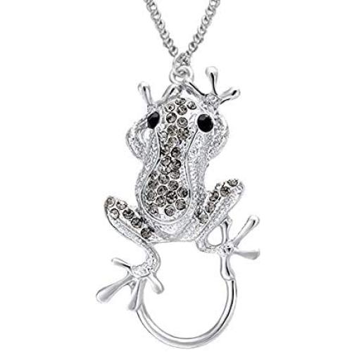 SENFAI Frog Clip Eyeglass Holder Pendant Necklace Jewelry 3 Colors