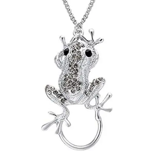 SENFAI Frog Clip Eyeglass Holder Pendant Necklace Jewelry 3 Colors SENFAI Frog Clip Eyeglass Holder Pendant Necklace Jewelry 3 Colors