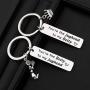 MAOFAED Couple Gift Girlfriend Gift Boyfriend Gift Best Friend Keychain Set Birthday Gift