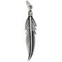 Raposa Elegance Sterling Silver Feather Charm Necklace (16'', 18'' or 20'' Chain)