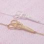 Adjustable Silver Scissors Bracelet for Hairdresser Minimalist Charm Scissors with Chain Bracelet for Women Fashion Jewelry