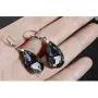 Crystal Jewelry Set for Women - Elegant 14k White Gold Plated Sparkly Teardrop Crystal Cubic Zirconia Rhinetstone CZ Necklace Earring Set for Grils Wedding Party Prom Bride Bridesmaids Gift Costume Jewelry