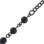 Lux Accessories Classic 80s Gothic Rosary Cross Beaded Pendant Necklace