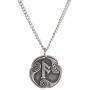 TEAMER Norse Vikings Stainess Steel 24 Runes Amulet Pendant Necklace Lucky and Blessing Symbol Jewelry for Women Men