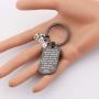 FUSTMW Biker Keychain Motorcycle Gift Ride Safe Keychain May Your Guardian Angel Ride with You New Driver Gift for Biker
