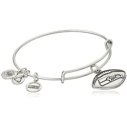 Alex and Ani Seattle Seahawks Football Expandable Bangle Bracelet