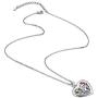 U7 Tree of Life Necklace, Customize Birthstone Jewelry for Women Men,Custom Name Family Branch Tree Pendant in Heart or Round Shape, Personalized 1-5 Names Necklace with Birth Stones,18'', Gift Packed
