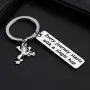 ENSIANTH Every Journey Starts with A Single Hop Keychain Frog Lover Gifts Travel Quote Motivational Jewelry Graduation Student Gift