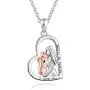 JLYY Horse Pendant Lovely Animal Necklace Sterling Silver Jewelry Gift for Friend Sister Women Girls JLYY Horse Pendant Lovely Animal Necklace Sterling Silver Jewelry Gift for Friend Sister Women Girls