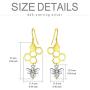 WINNICACA Dangle Earrings for Women Cute Animals Earrings Hoop Earring Stud Earrings Sterling Silver Gifts for Teens Girls Birthday