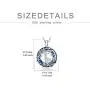 TOUPOP,Mothers Day Gifts from Daughters Sterling Silver Tree of Life Necklace with Blue Circle Crystal Jewelry Gifts for Mom Women Birthday TOUPOP,Mothers Day Gifts from Daughters Sterling Silver Tree of Life Necklace with Blue Circle Crystal Jewelry Gifts for Mom Women Birthday