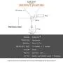 ELBLUVF Newest Stainless Steel Anchor Infinity Y Shaped Lariat Style Necklace 18inch for Women 3 Colors ELBLUVF Newest Stainless Steel Anchor Infinity Y Shaped Lariat Style Necklace 18inch for Women 3 Colors