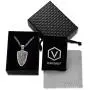 VENICEBEE Archangel St. Michael Saint Medal Cross Sword Shield Angel Guardian Protection Prayer Solid 925 Sterling Silver Pendant Necklace with Chain Black Pouch Polishing Cloth Gift Box VENICEBEE Archangel St. Michael Saint Medal Cross Sword Shield Angel Guardian Protection Prayer Solid 925 Sterling Silver Pendant Necklace with Chain Black Pouch Polishing Cloth Gift Box