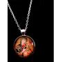 Virgin Mary And Jesus Christ Christian Catholic Jewelry Glass Dome Art