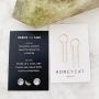 HONEYCAT Threader Drop Bar Chain Earrings in Gold, Rose Gold, or Silver | Minimalist, Delicate Jewelry