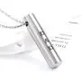 Molike Mom Dad Stainless Steel Urn Necklaces for Women Men Cremation Pendant Necklace for Memorial Ashes Molike Mom Dad Stainless Steel Urn Necklaces for Women Men Cremation Pendant Necklace for Memorial Ashes