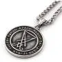 GUNGNEER Pentagram Sigil Of Lucifer Pendant Necklace Stainless Steel Keel Chain Devil Satan Jewelry Men Women GUNGNEER Pentagram Sigil Of Lucifer Pendant Necklace Stainless Steel Keel Chain Devil Satan Jewelry Men Women