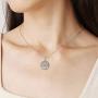 TRISHULA Tree of Life/Panda/Star/Celtic Knot/Sloth Pendant Necklace, Hypoallergenic Family Tree Necklace Jewelry Gift for Women Men Girls 18+2 Extender (Gift Box Included)